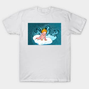 Little angel in the clouds T-Shirt